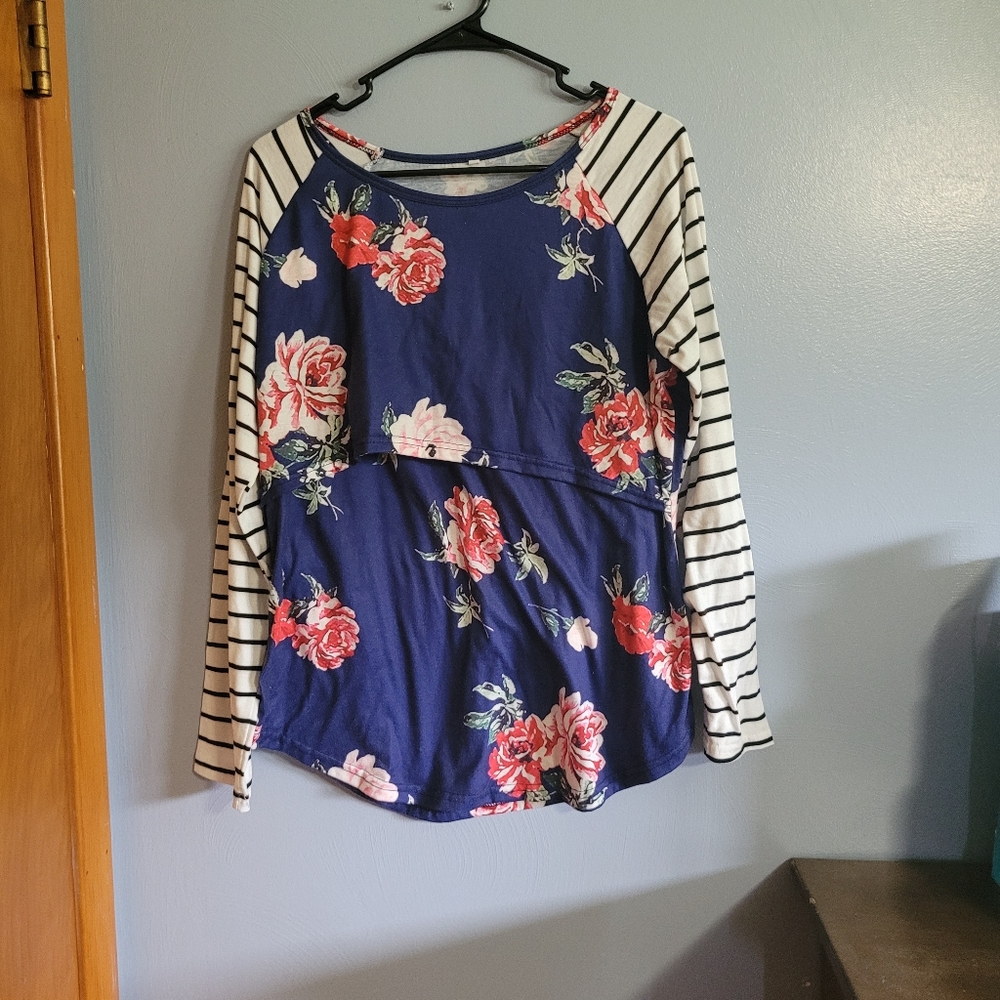 Long Sleeve Nursing Top